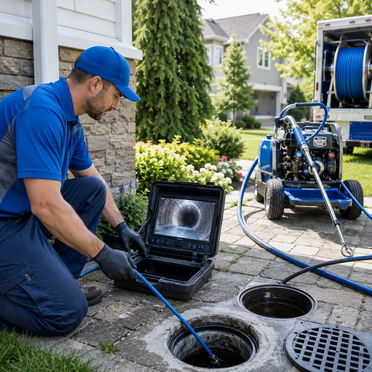 Outdoor drain cleaning professionals serving Lenni, PA